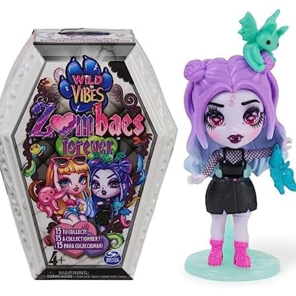 WILD VIBES Zombaes Forever Surprise Collectible Figure Accessories & Toy Coffin - Picture 1 of 9